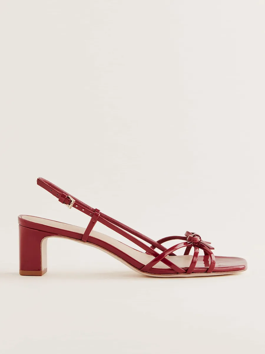 Sally Bow Heeled Sandal - Image 2