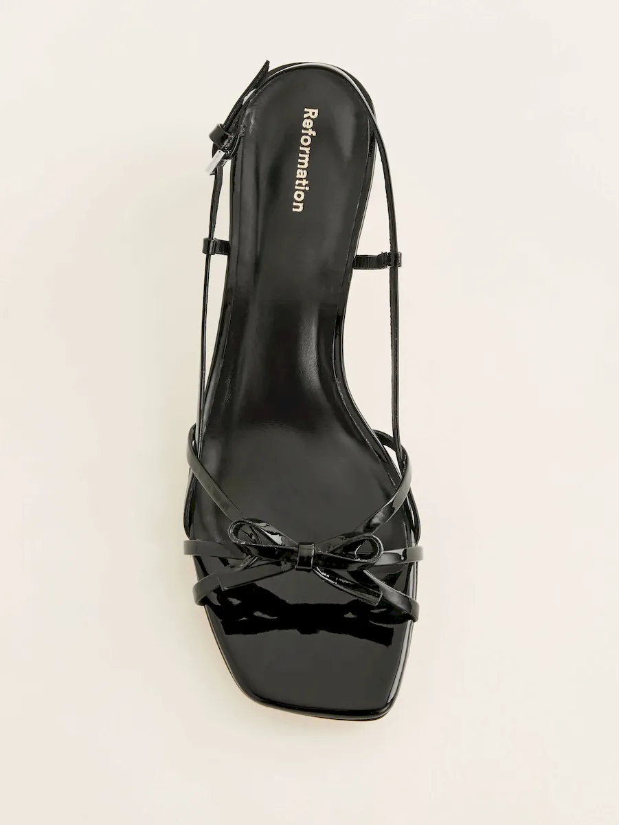 Sally Bow Heeled Sandal - Image 6