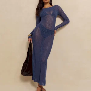 Sofia Open Knit Sweater Dress