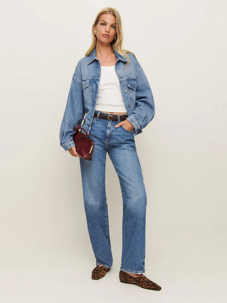 Luna Belted Denim Jacket - Image 4