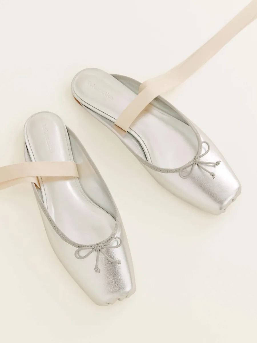 Megan Lace Up Ballet Flat - Image 3