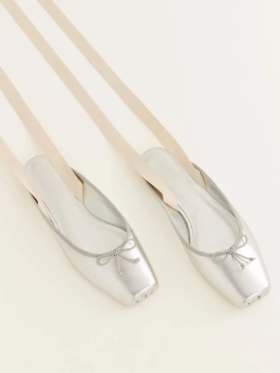 Megan Lace Up Ballet Flat - Image 4