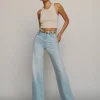 Cary Lived-in Wide Leg Jeans