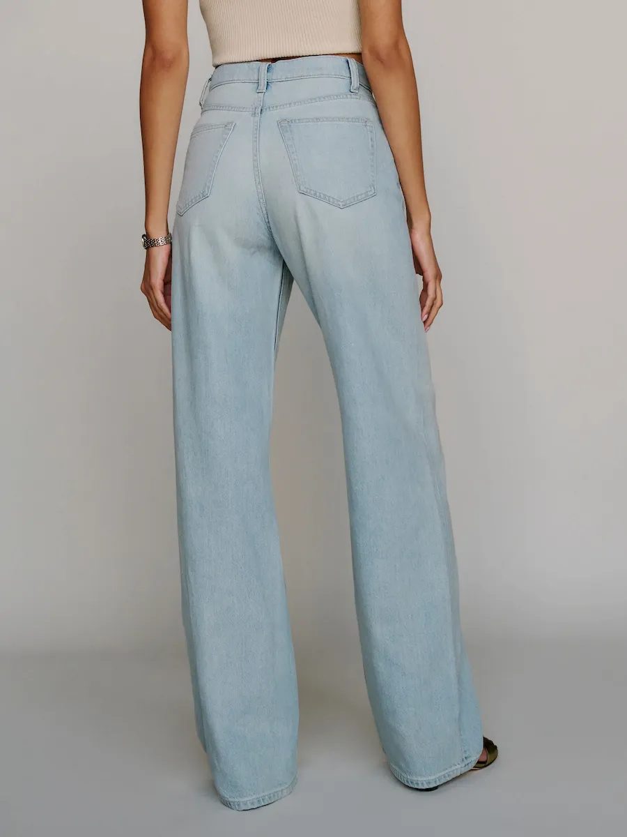 Cary Lived-in Wide Leg Jeans - Image 3