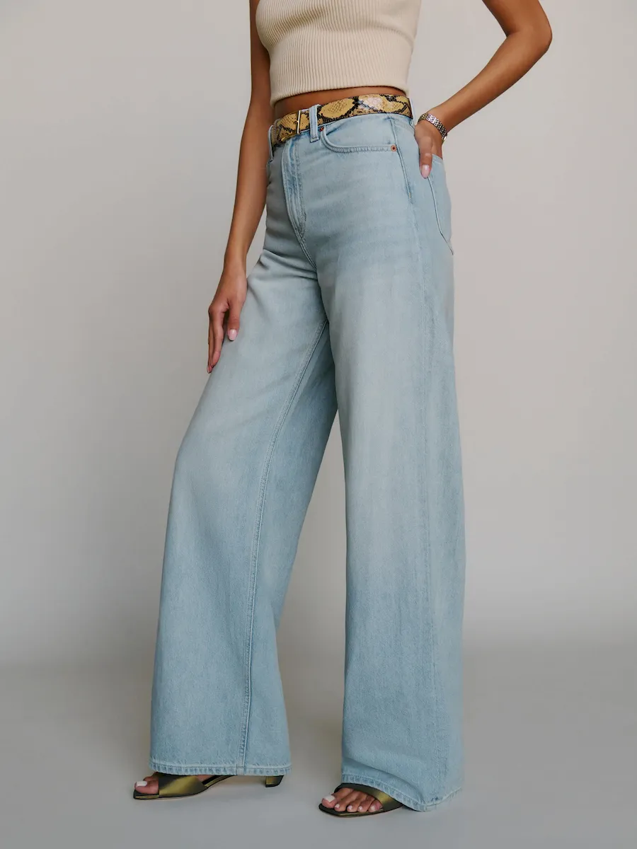 Cary Lived-in Wide Leg Jeans - Image 5