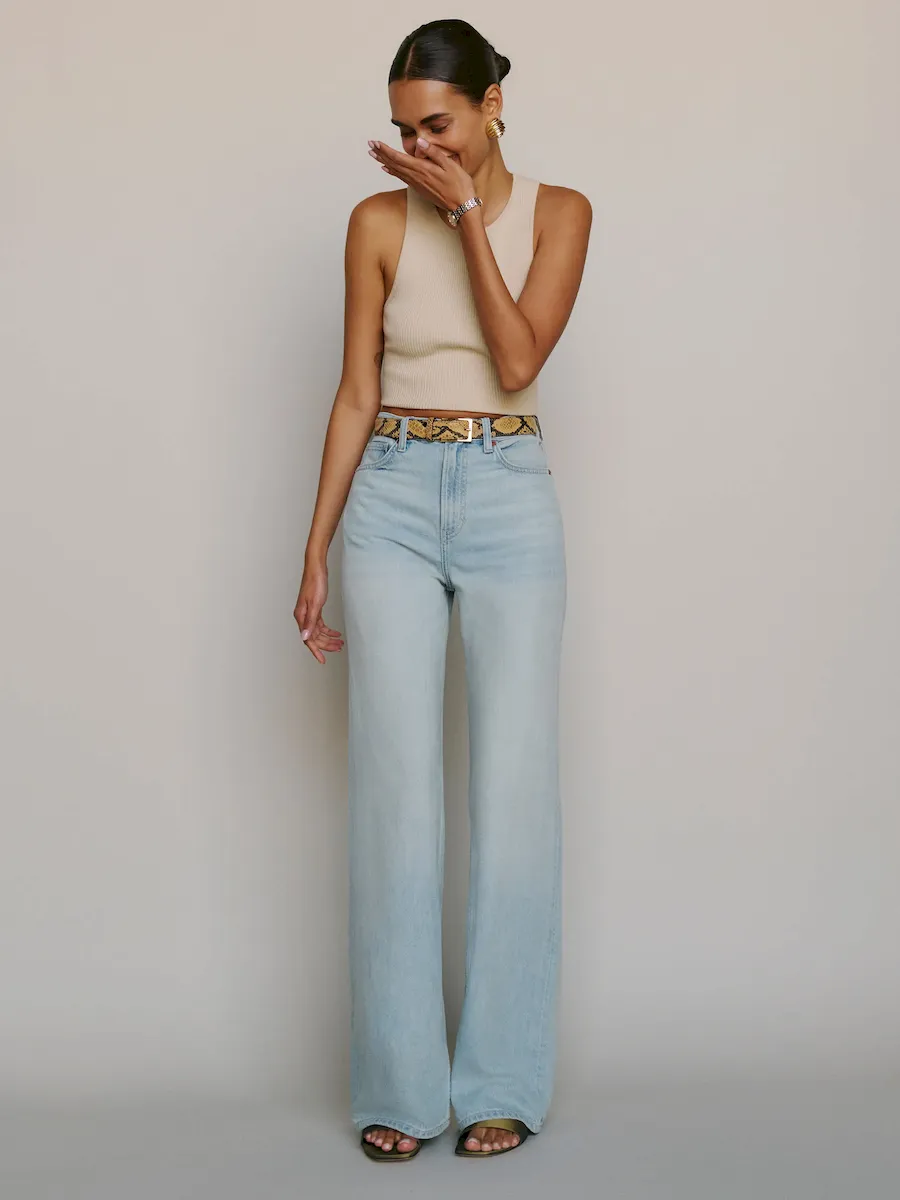 Cary Lived-in Wide Leg Jeans - Image 7