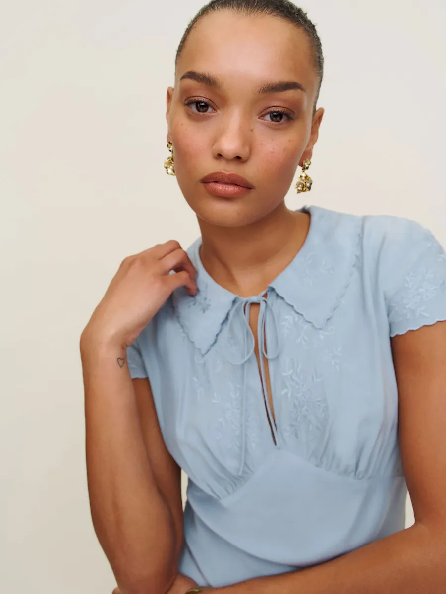 Lydia Silk Dress - Image 2