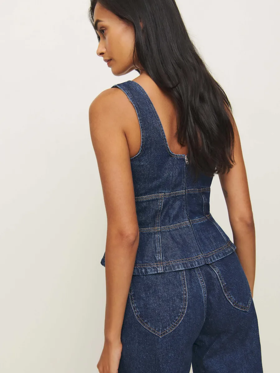 Dallas Denim Corset - Image 3