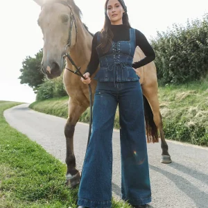 Austin Ultra High Rise Wide Leg Jeans