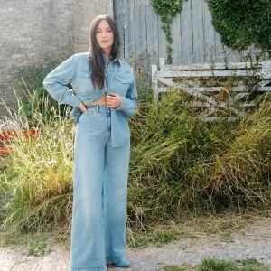 Austin Ultra High Rise Wide Leg Jeans