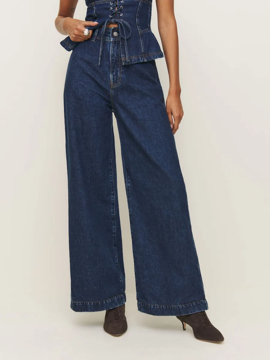 Austin Ultra High Rise Wide Leg Jeans - Image 2