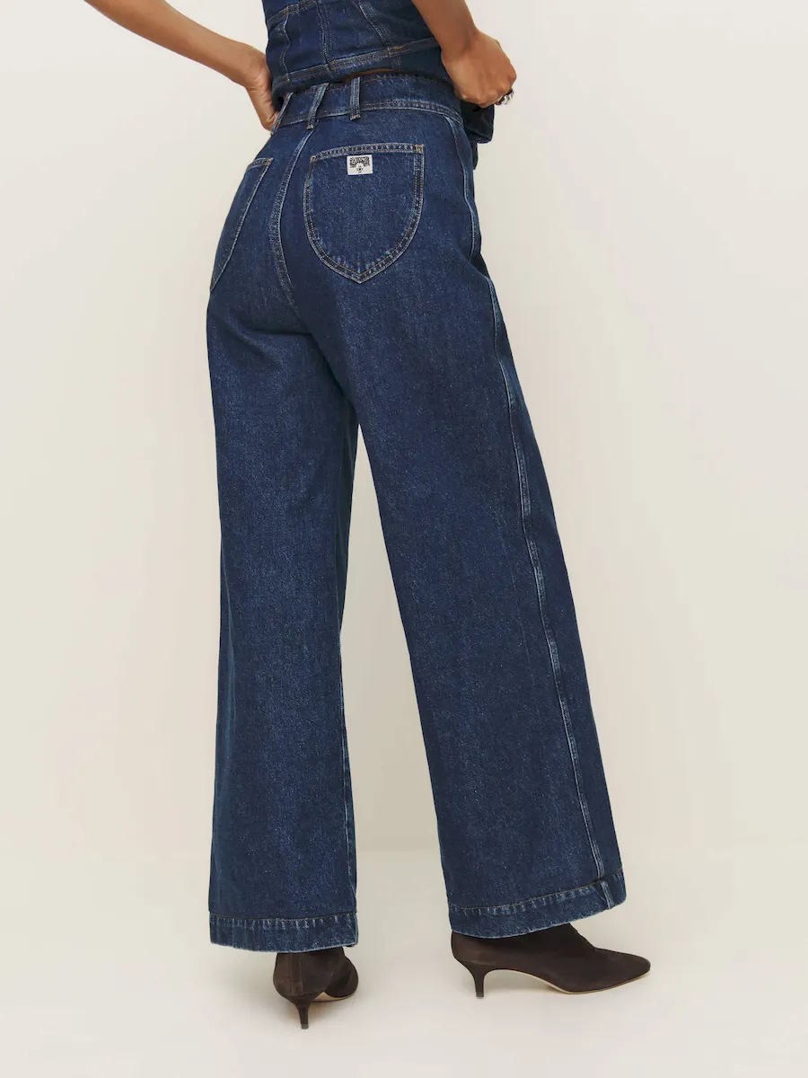Austin Ultra High Rise Wide Leg Jeans - Image 3