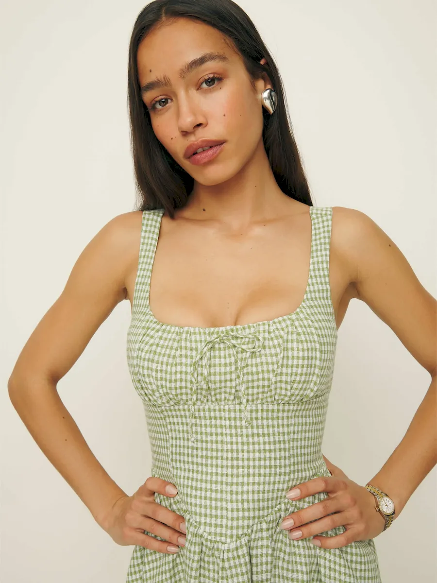 Daria Linen Dress - Image 4