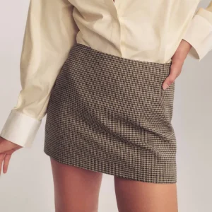 Carla Low Waist Wool Skirt