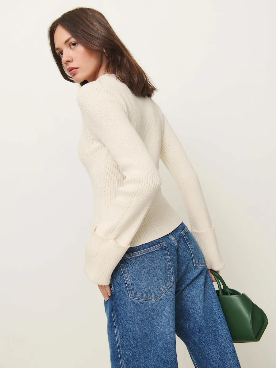 Ryan Cotton Zip Sweater - Image 3