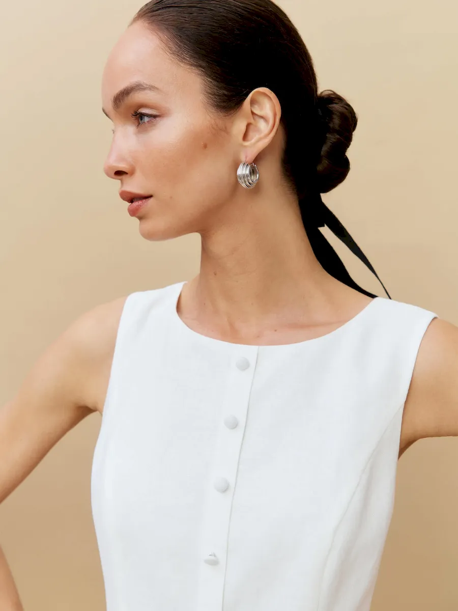 Keoni Linen Dress - Image 5