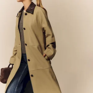 Veda Beck Leather Trench