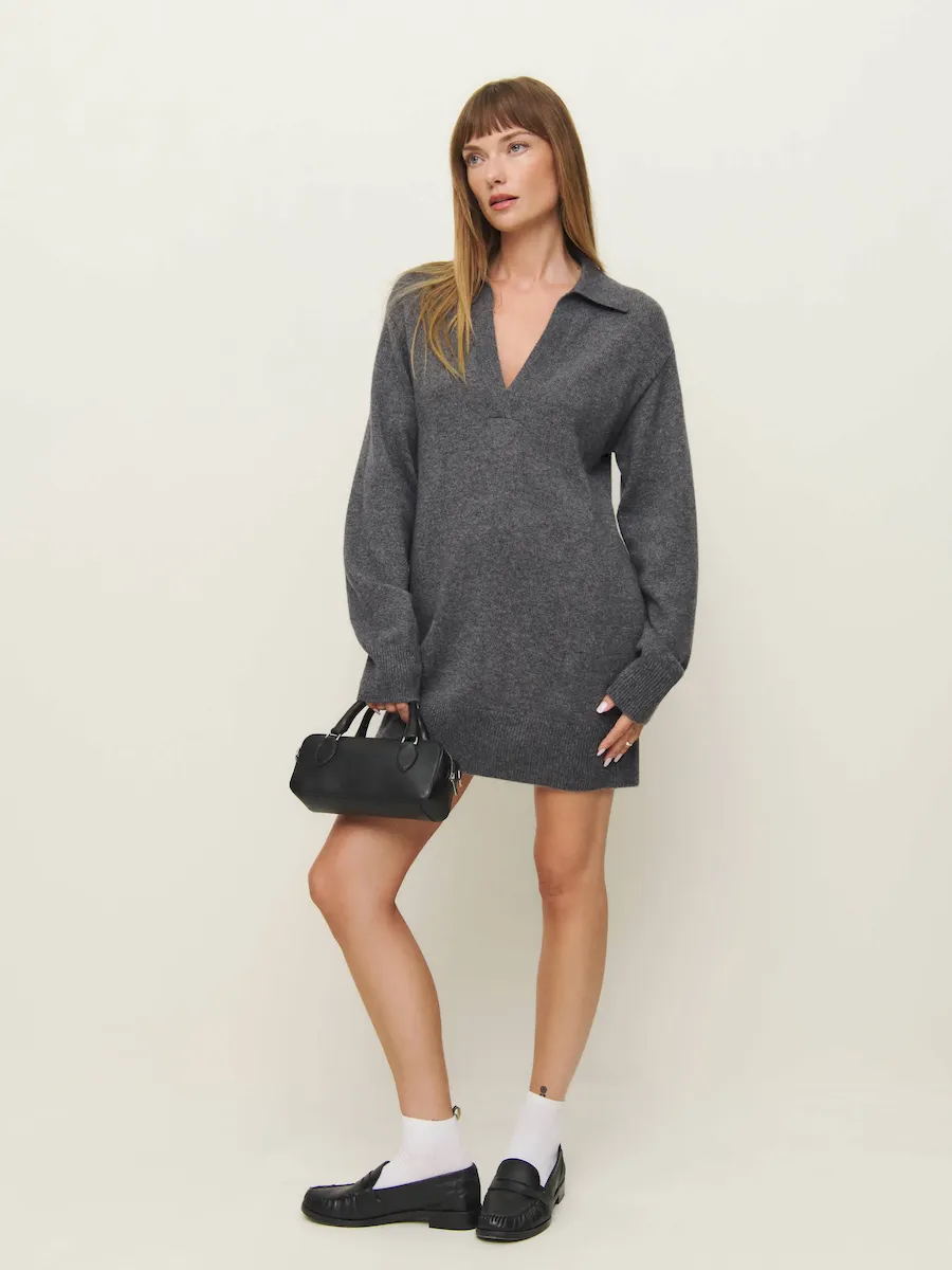 Maeve Cashmere Polo Dress - Image 4