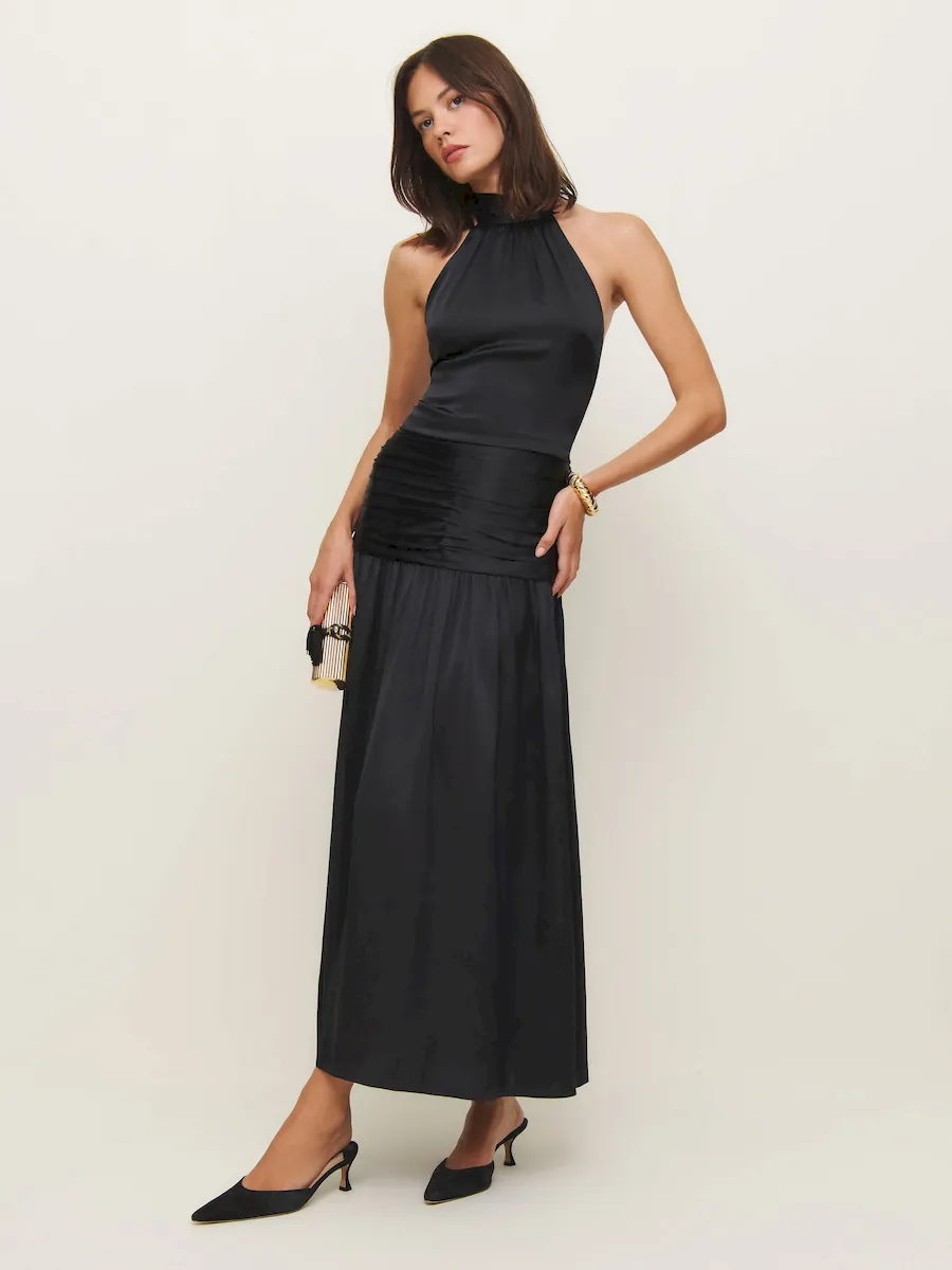 Petites Zaria Silk Dress