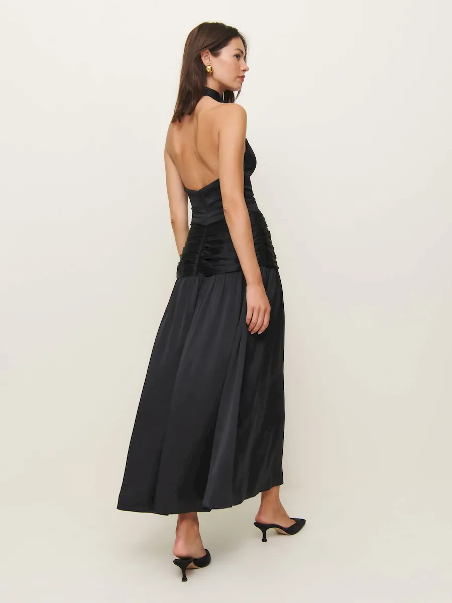 Petites Zaria Silk Dress - Image 5