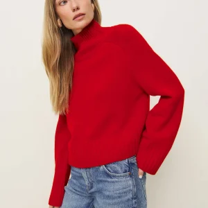 Brooke Cashmere Cropped Turtleneck