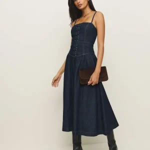 Florentina Denim Midi Dress