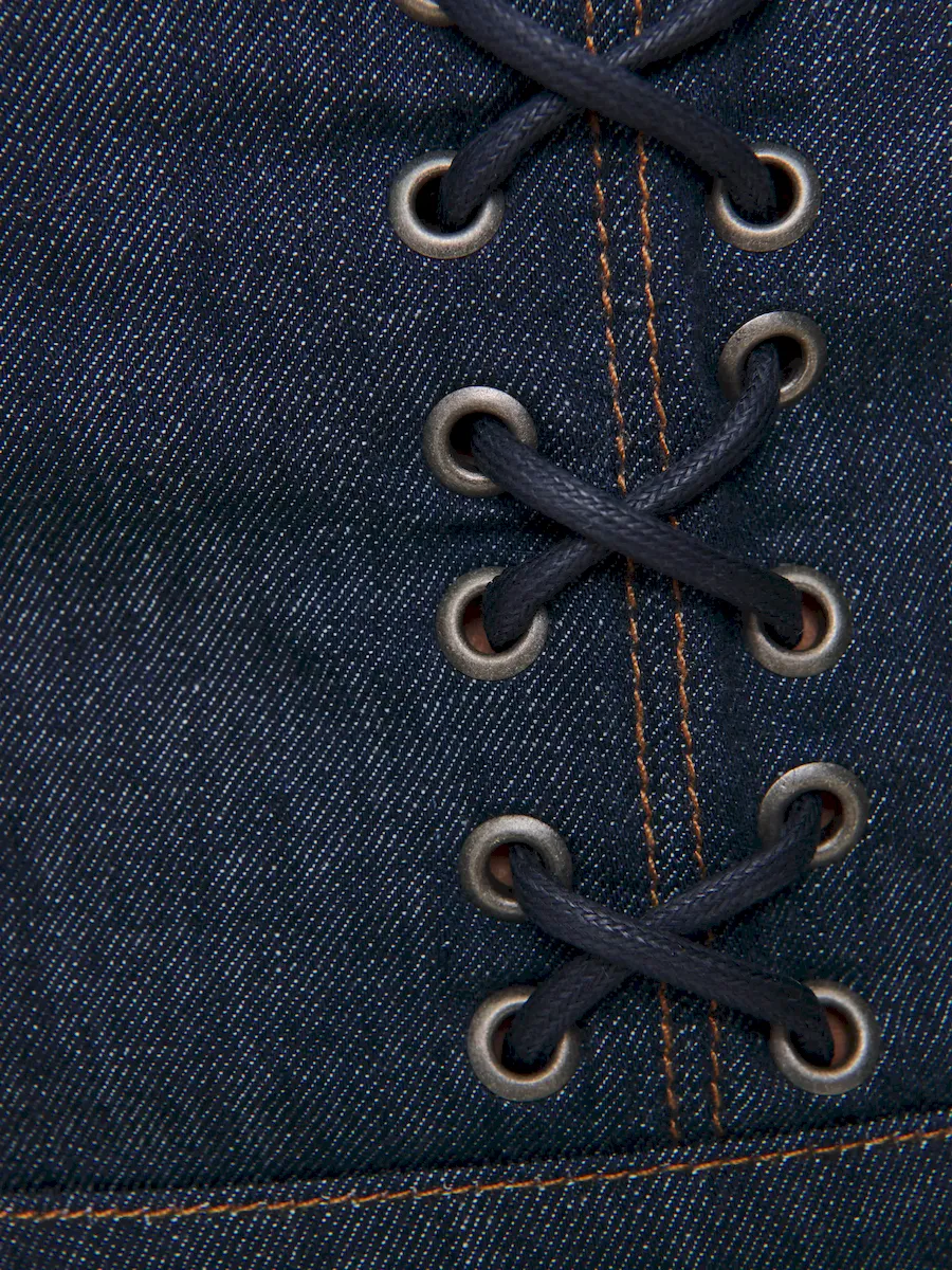 Florentina Denim Midi Dress - Image 6