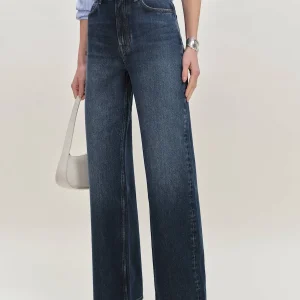 Wes High Rise Wide Leg Jeans