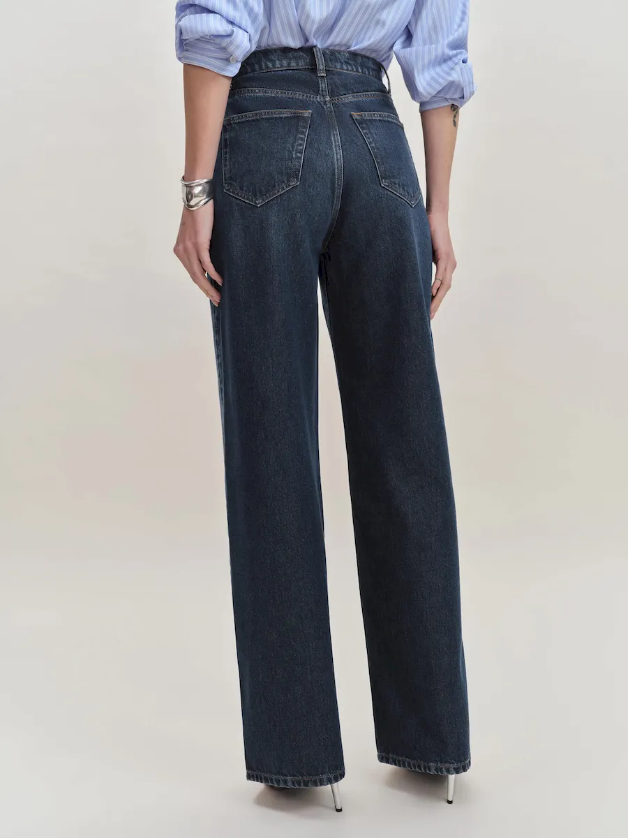 Wes High Rise Wide Leg Jeans - Image 4