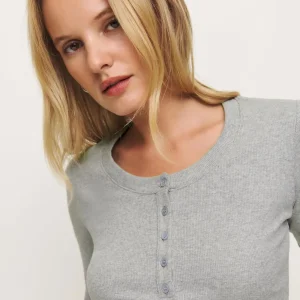 Jayden Long Sleeve Henley Tee