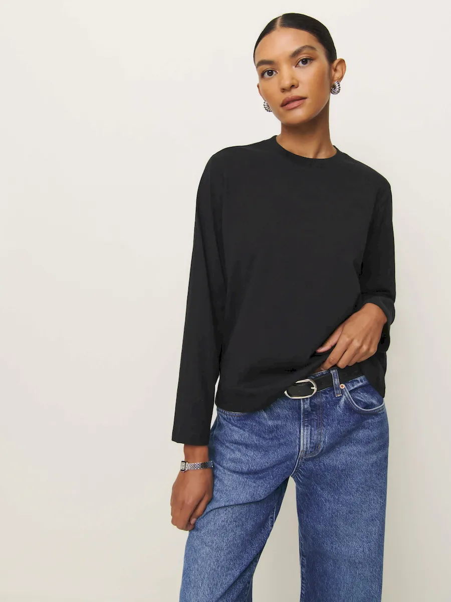 Asher Oversized Long Sleeve Tee - Image 2