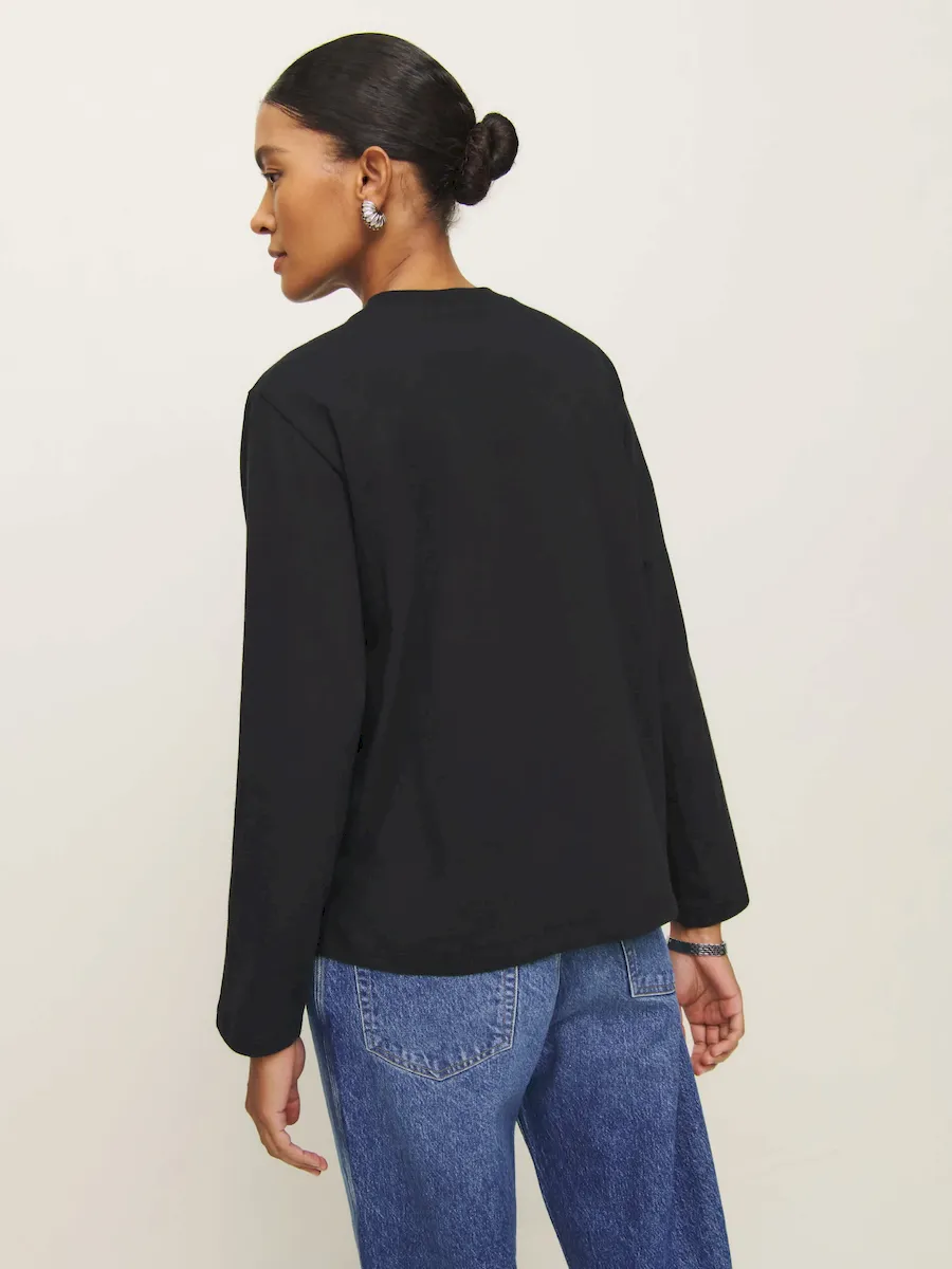 Asher Oversized Long Sleeve Tee - Image 3