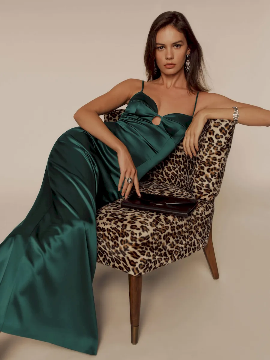 Sathia Satin Dress - Image 2