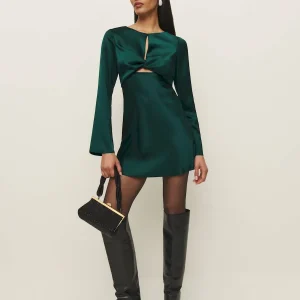 Natalina Satin Dress