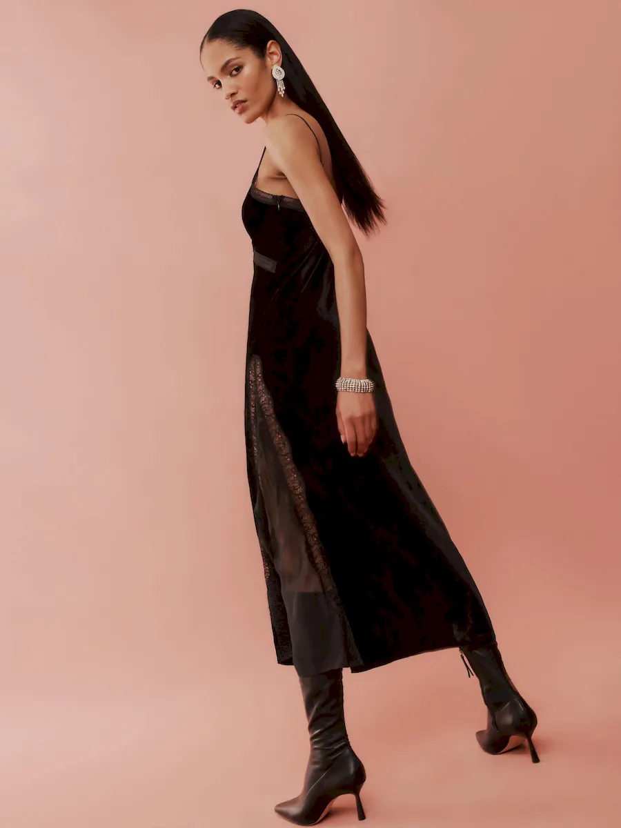 Ziah Velvet Dress - Image 4