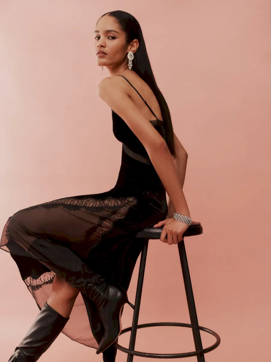 Ziah Velvet Dress - Image 5