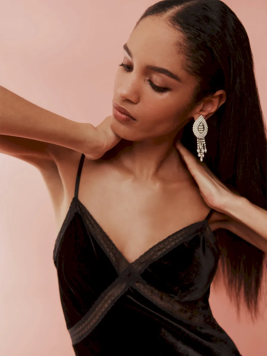 Ziah Velvet Dress - Image 8