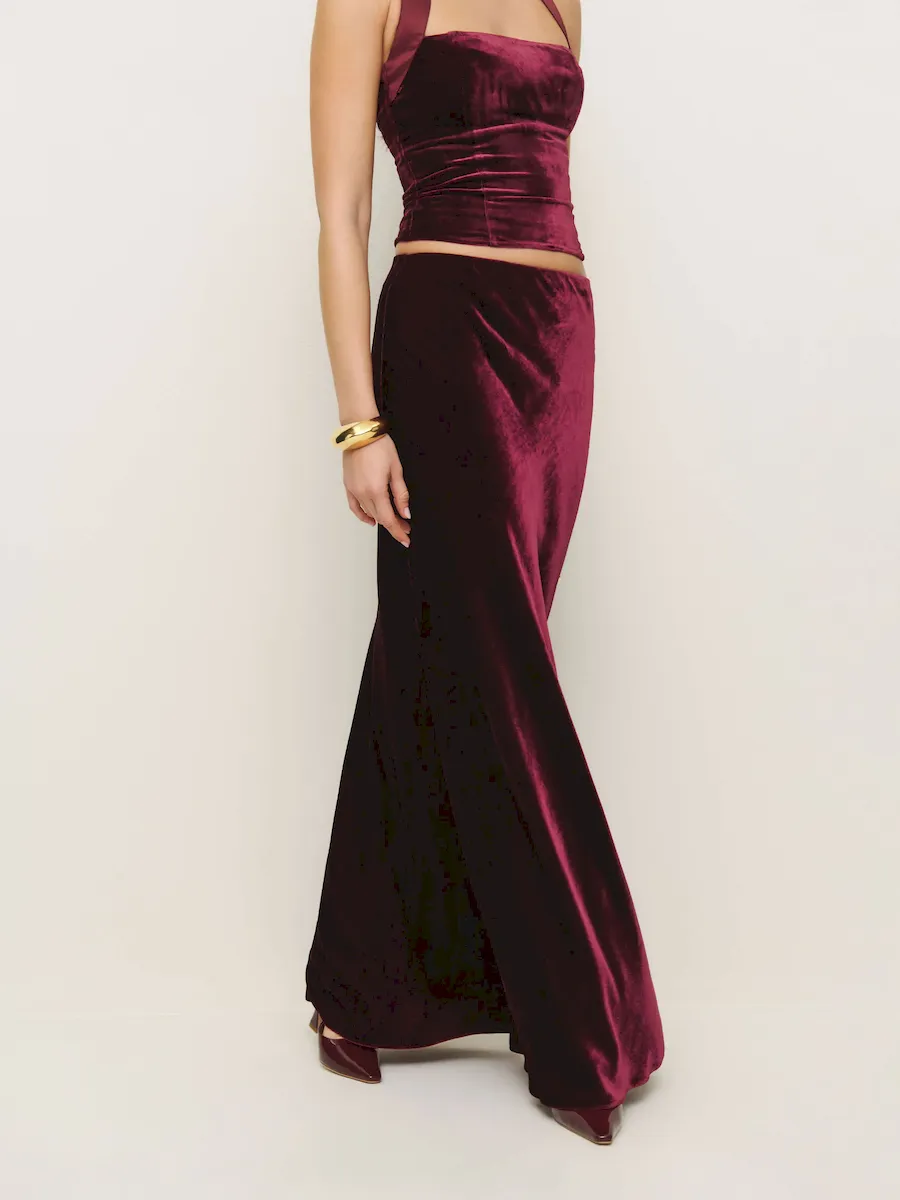 Bella Velvet Skirt - Image 4