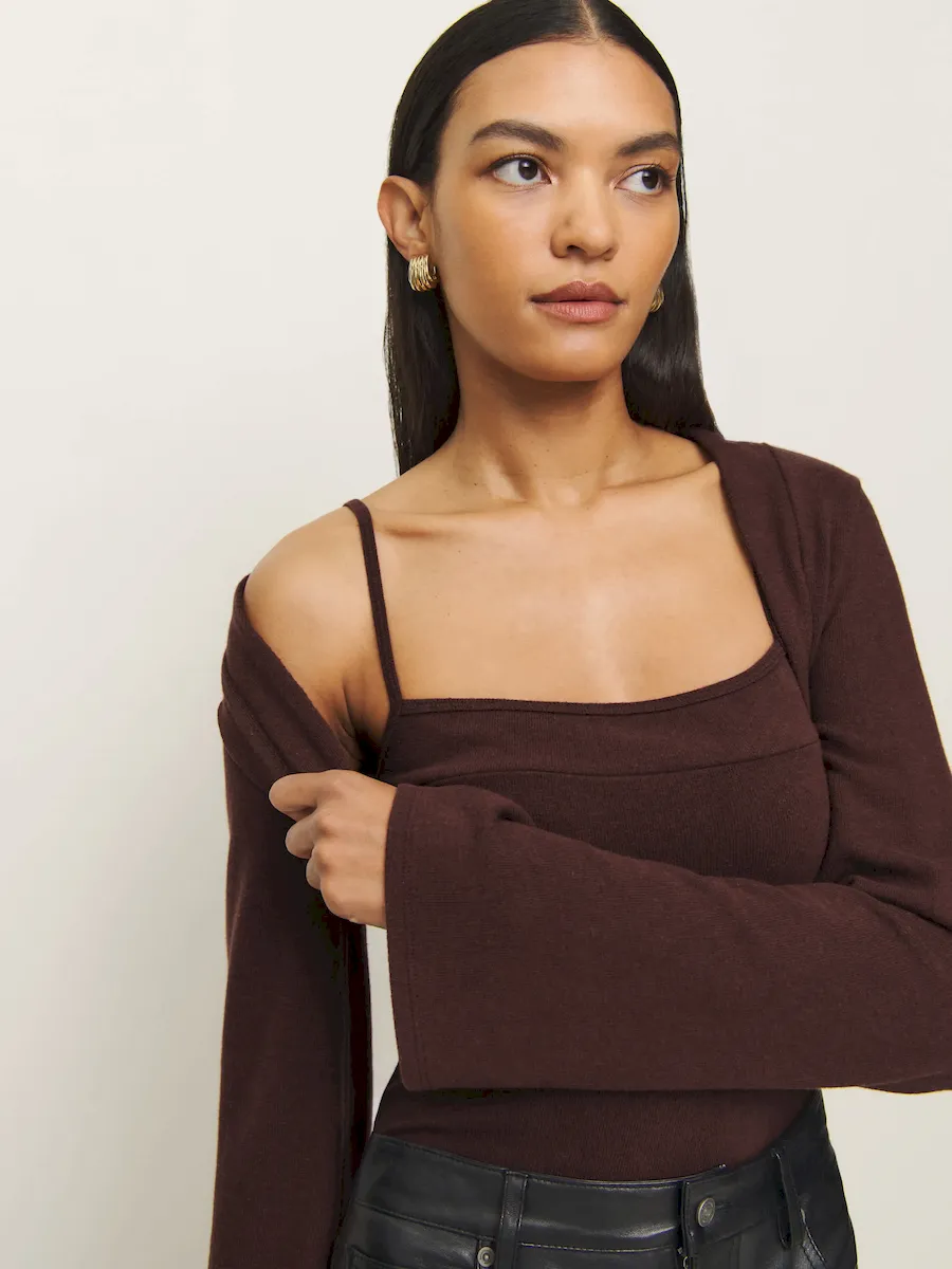 Chloe Knit Shrug Set - Image 2