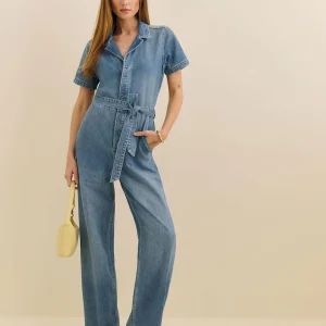 Graham Lived-in Denim Jumpsuit