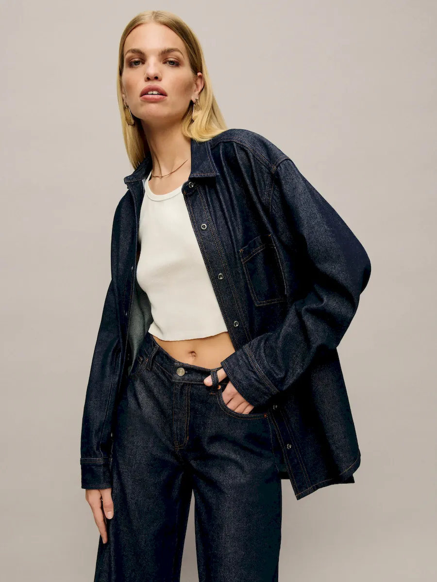 Gracie Lived-in Denim Shirt