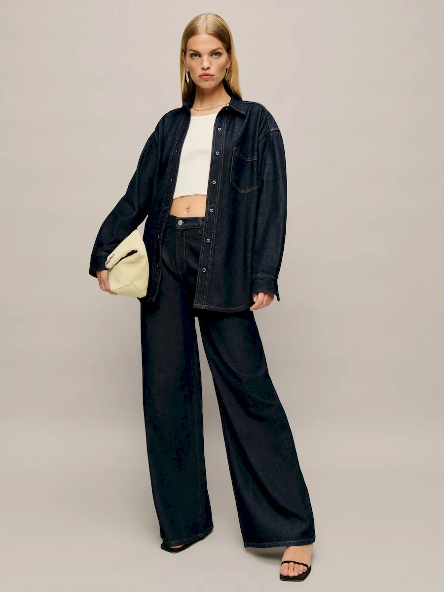 Gracie Lived-in Denim Shirt - Image 2