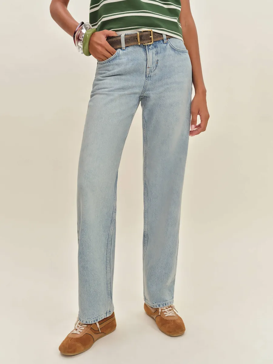 Charlee Low Rise Straight Leg Jeans