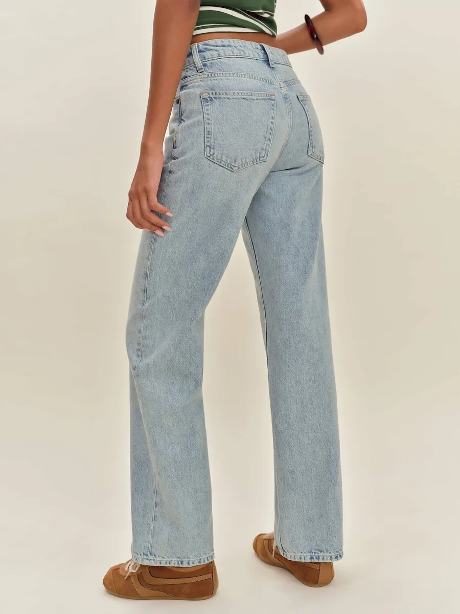 Charlee Low Rise Straight Leg Jeans - Image 4