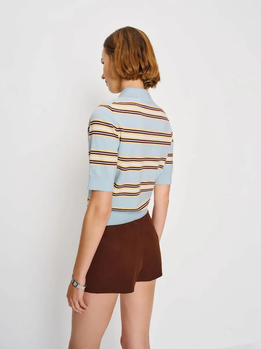Campbell Cotton Polo Sweater - Image 3