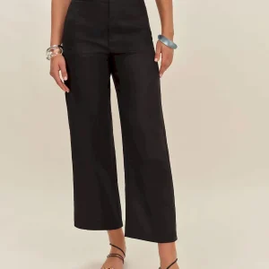 Joni Linen Cropped Pant
