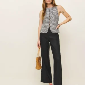 Hallie Linen Mid Rise Pant