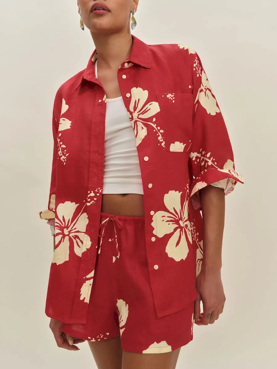 Eli Oversized Linen Shirt