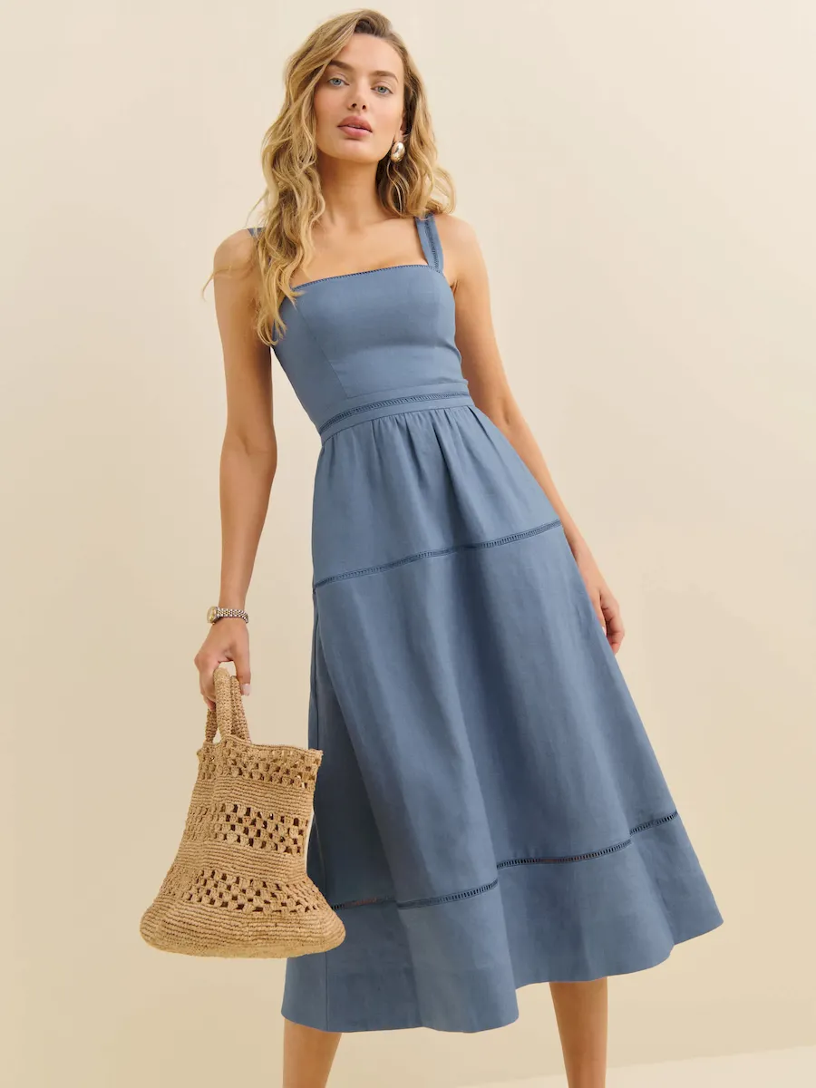 Everett Linen Dress - Image 2