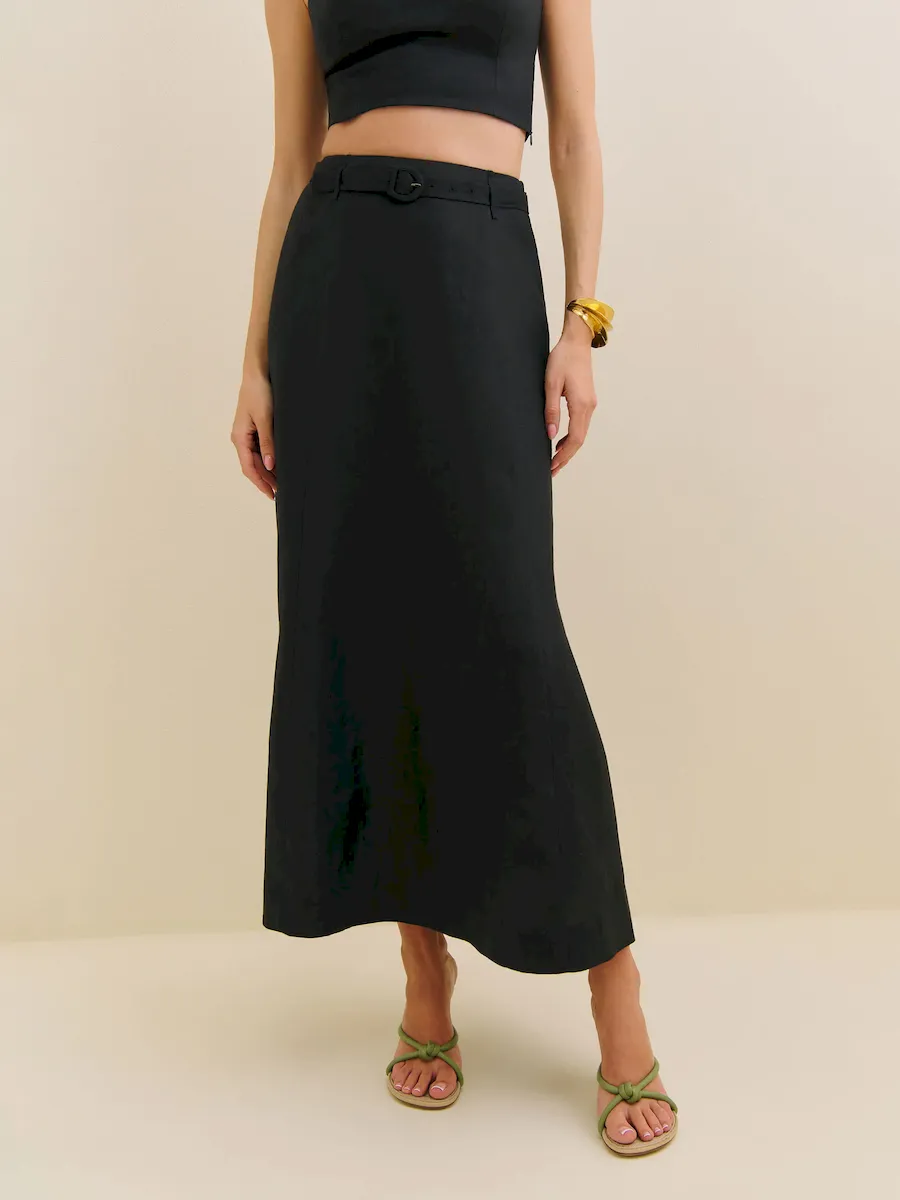 Chloe Linen Skirt - Image 2